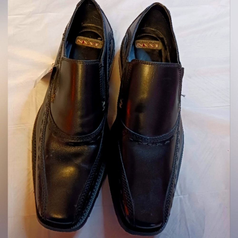 NXXT Men's Leather Slip-on Shoes